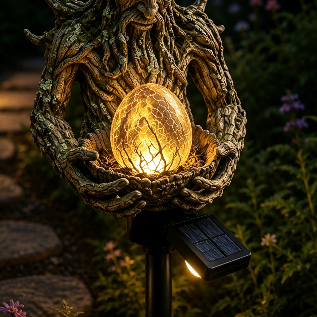 🌳 Tree Spirit Solar Garden Light – Magical Woodland Glow Outdoor Decor for Garden, Pathway & Yard