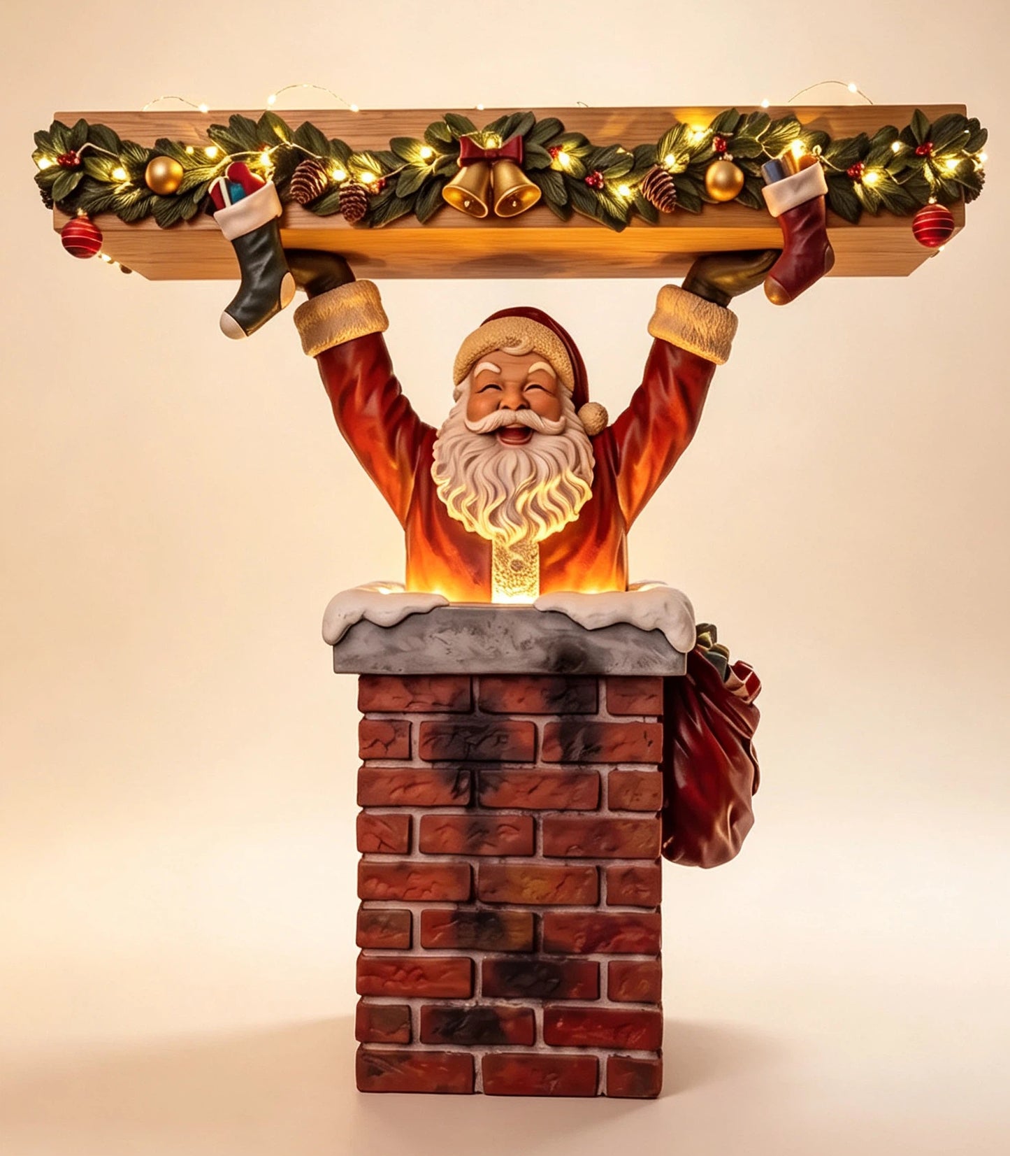 🎄 Christmas Character Wall Shelf – Festive Display for Ornaments & Collectibles
