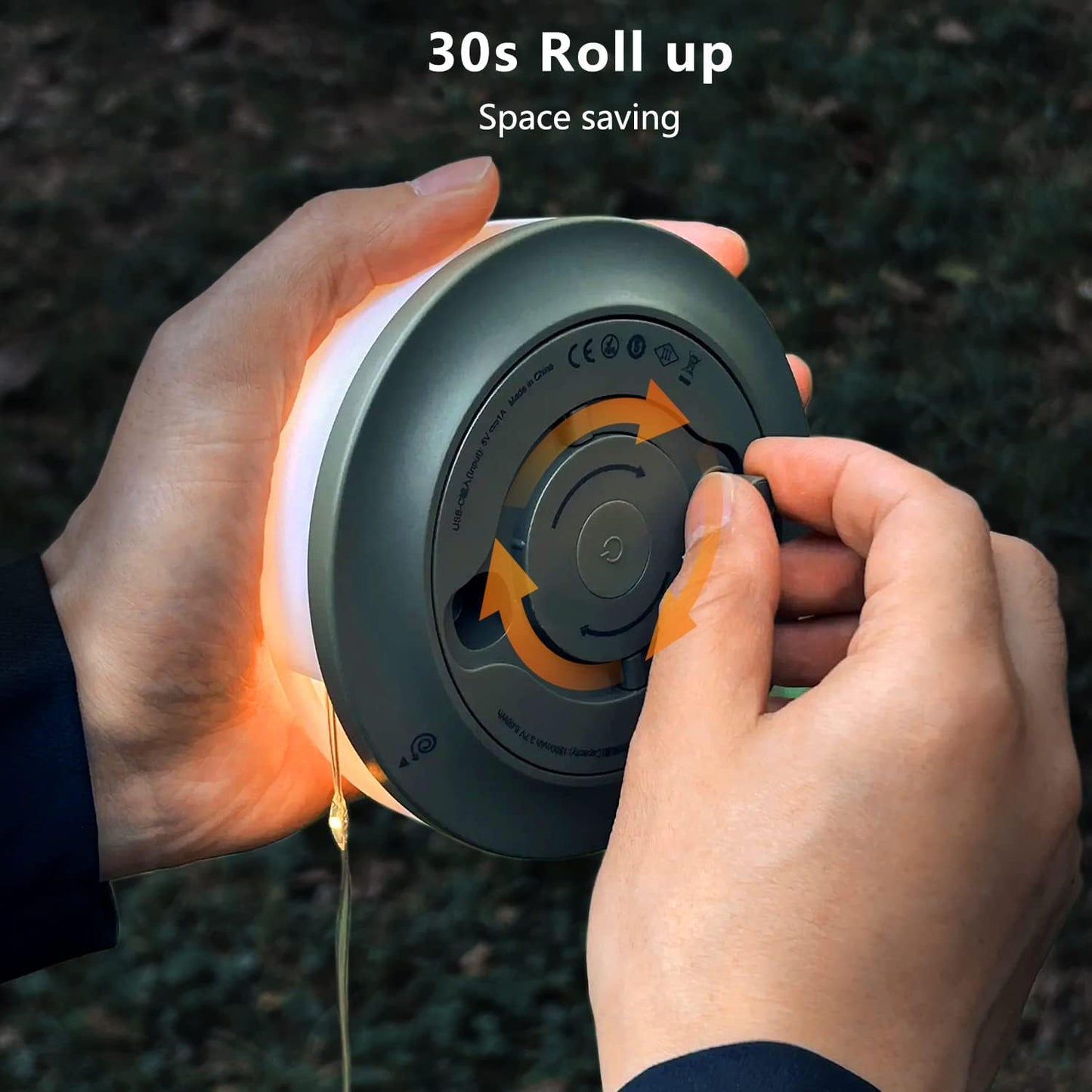 🏕️ Multifunctional Portable Camping String Light – Rechargeable Outdoor LED Lantern with Starry Glow, Emergency Light & Atmosphere Lighting