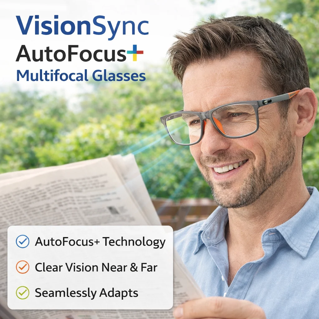 👓 Smart Adaptive Multi‑Focus Glasses – One Pair for Every Moment of Your Day