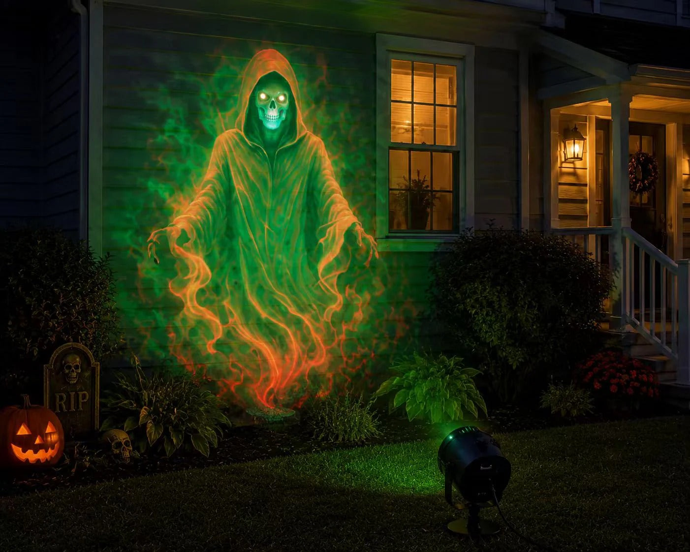 🎃 Halloween Projection Light – Turn Your Home Into A Spooky Wonderland 👻✨