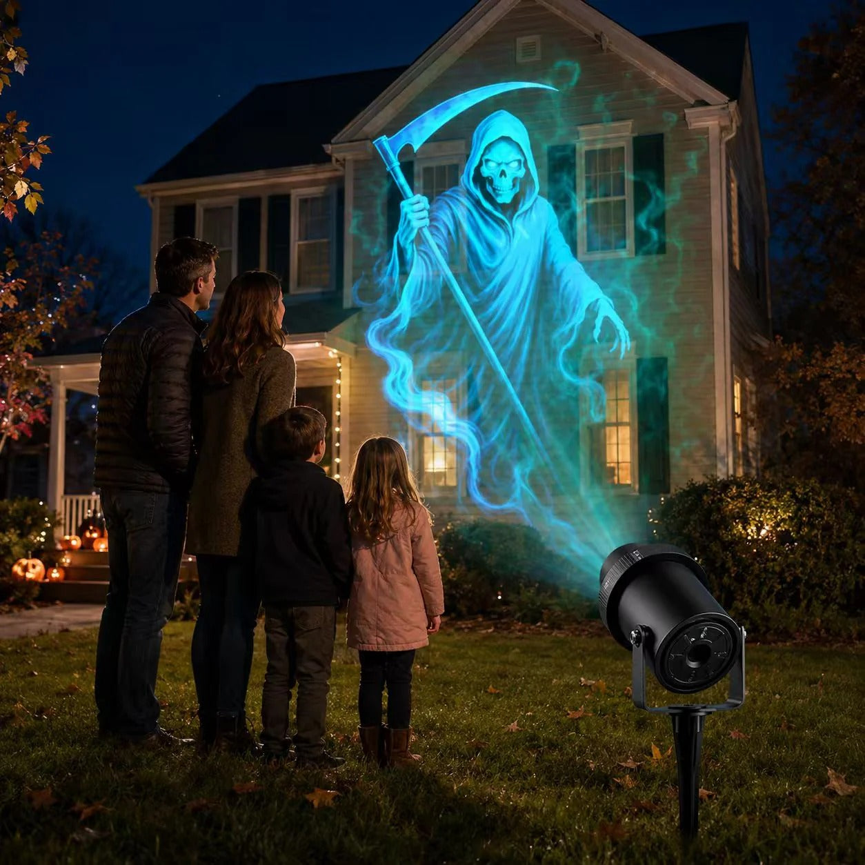 🎃 Halloween Projection Light – Turn Your Home Into A Spooky Wonderland 👻✨