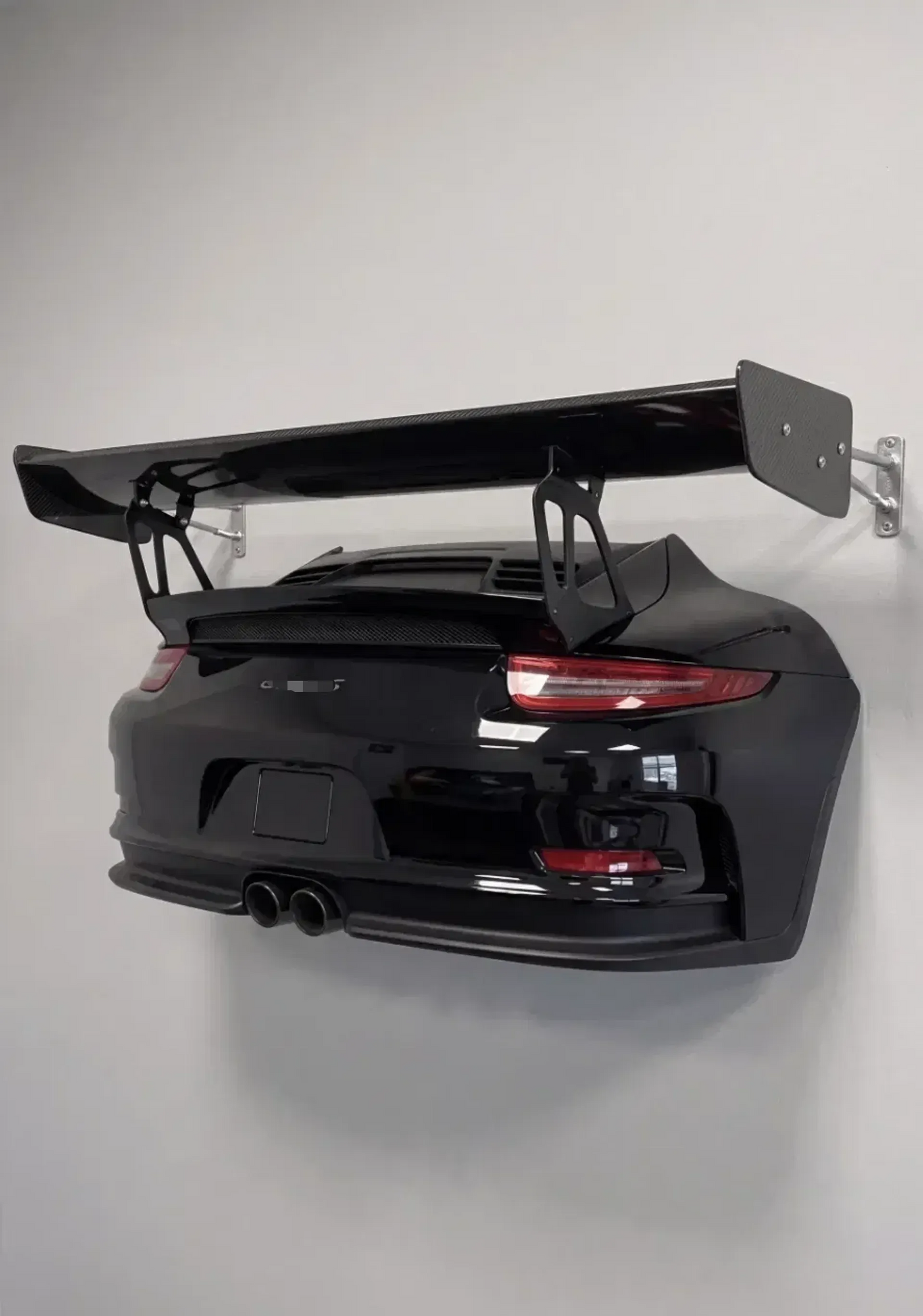 🏎️ Supercar Rear Wall Shelf – 3D Ambient Art with LED Taillights & Display Storage