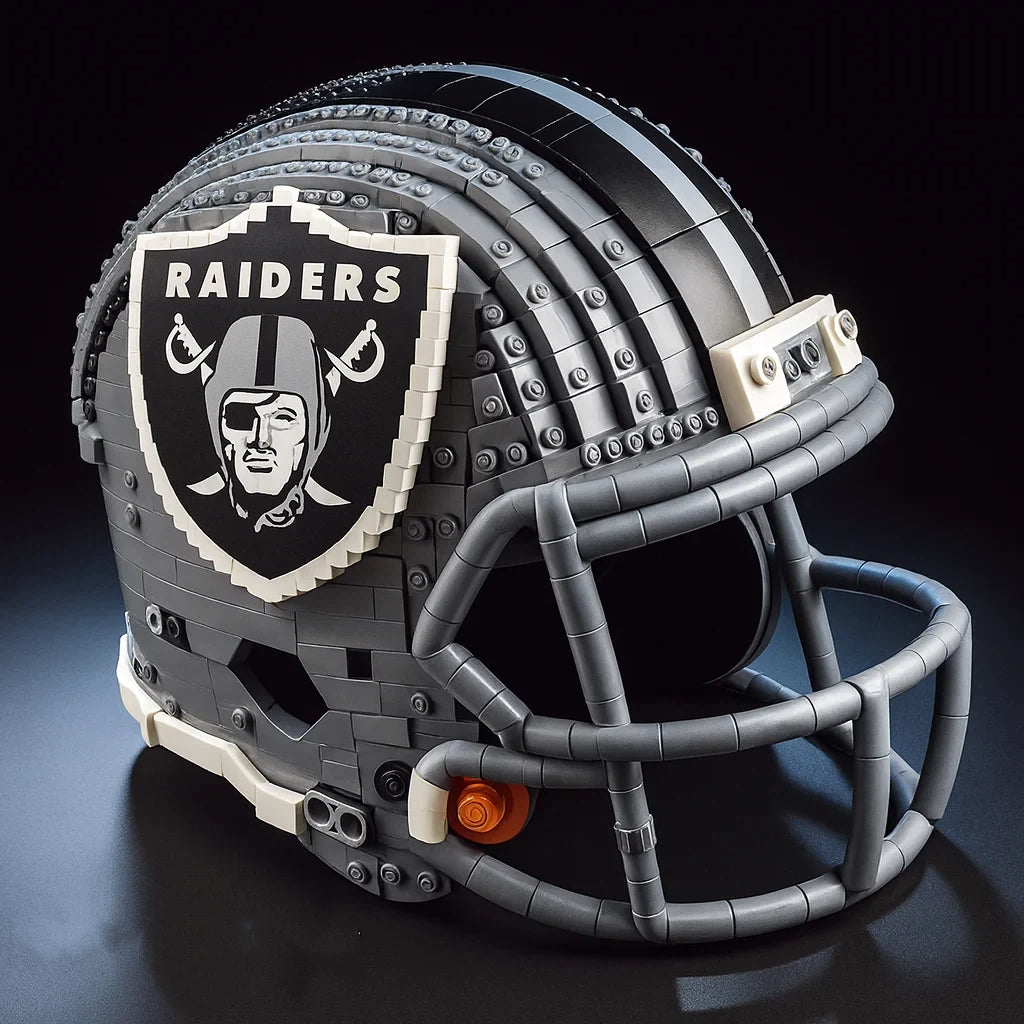 🏈 Football Helmet Building Set – Collectible Sports Display Model