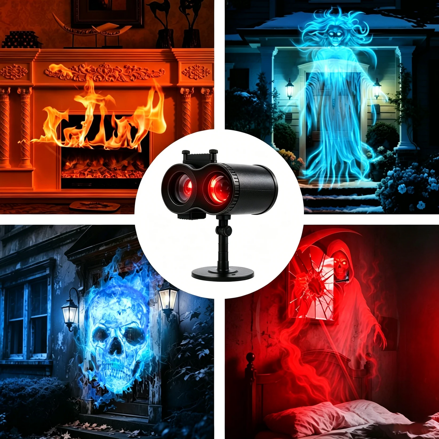 🎃 Halloween Projection Light – Turn Your Home Into A Spooky Wonderland 👻✨