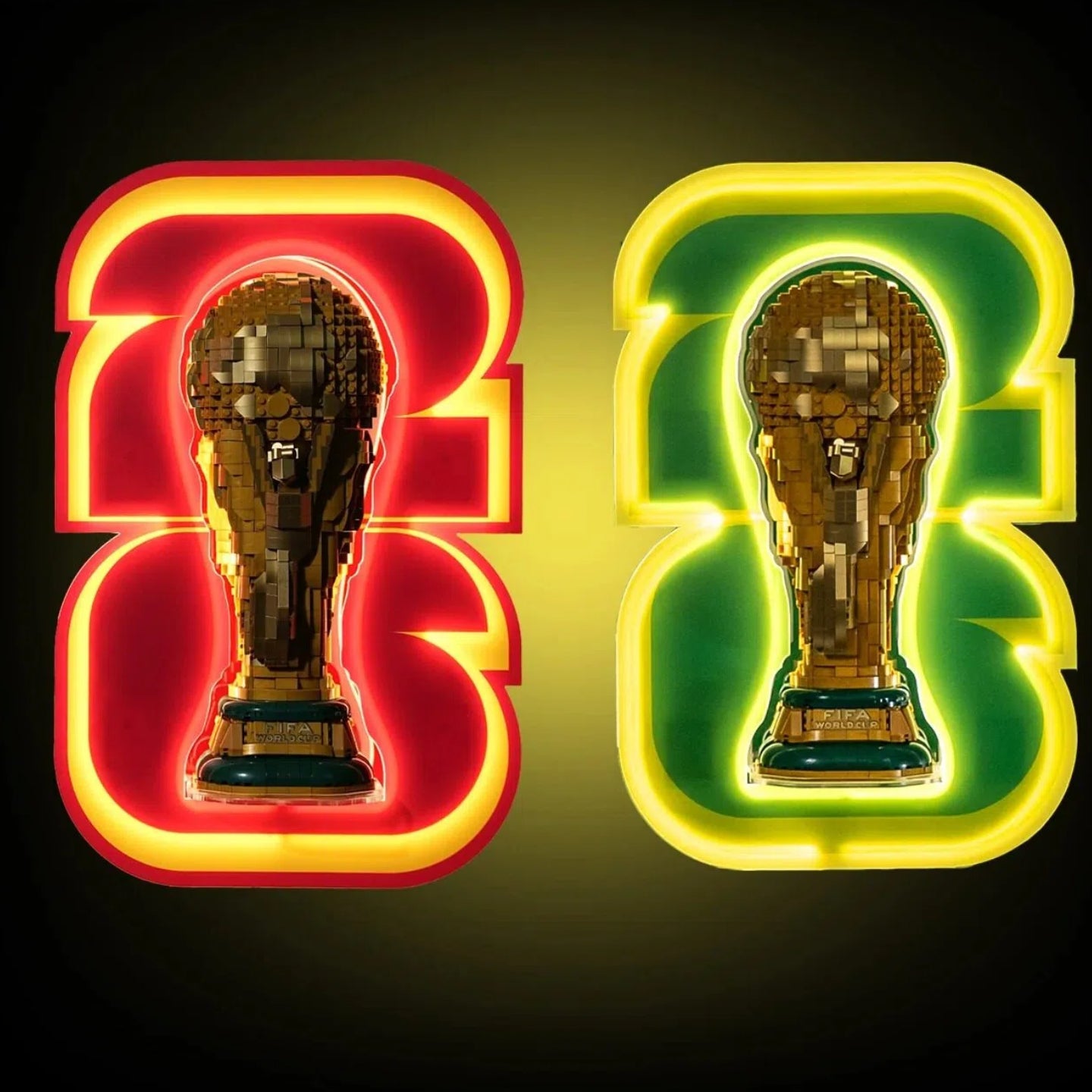 🏆 Premium Football Trophy LED Display Stand – Wall‑Mounted Showcase for Collectibles