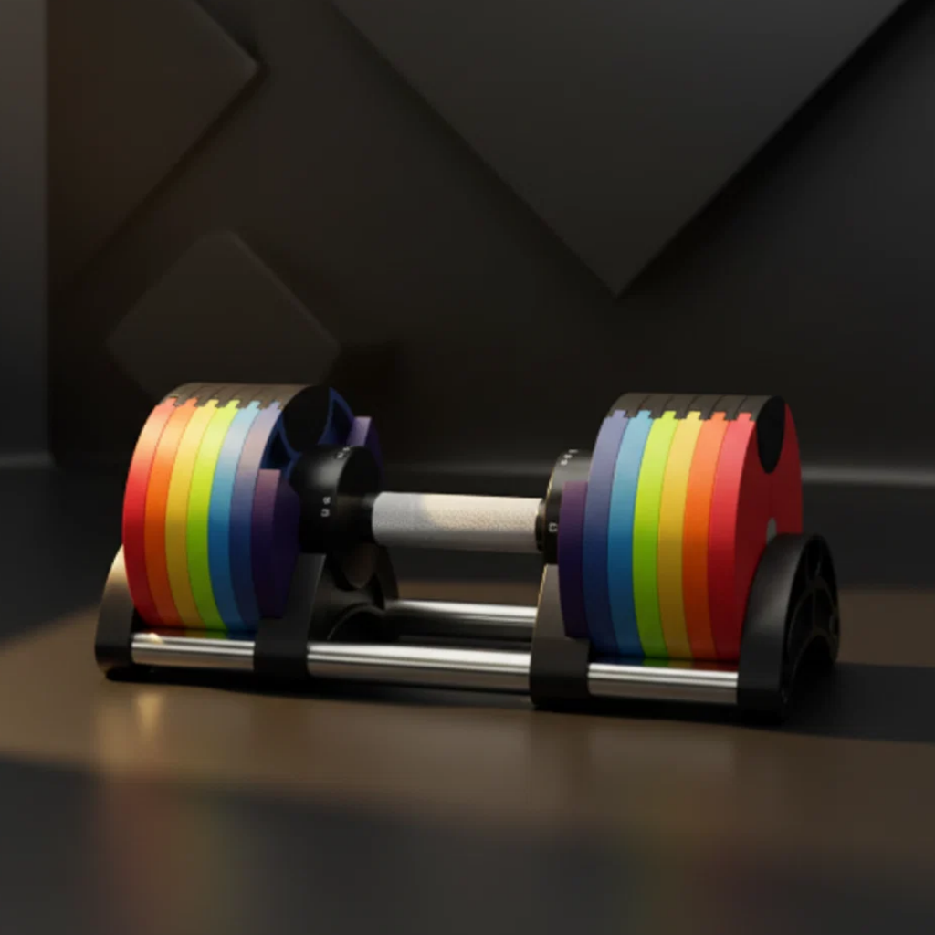 🏋️ Adjustable Dumbbell Set – 2kg to 50kg (5lb to 110lb) | Cast Iron Home Gym
